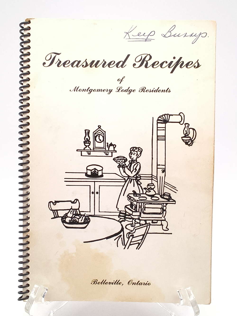 Vintage Treasured Recipes Montgomery Lodge Cookbook - Belleville, ON